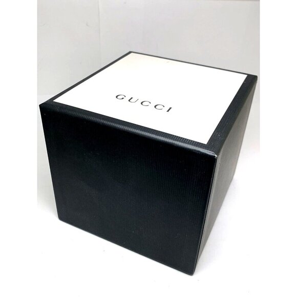 Gucci Watch Box Presentation Black White Cardboard Display Gift Empty - Picture 10 of 10